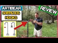 Artibear Adjustable Outdoor Shepherd Hook Stand with 5 Prong Base