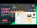 Chat Application UI swing design demo