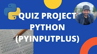 Quiz Project in Python Beginner Pyinputplus