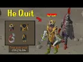 Losing full Masori and Ultor Ring made him Quit