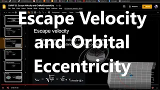 Escape Velocity and Orbital Eccentricity Orbital Mechanics with Python 23