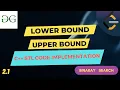 2 1 Lower Bound and Upper Bound Code Implementation Binary Search codingsamurais