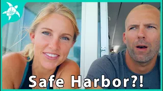 Had to SAFE HARBOR in the RAGGED ISLANDS!