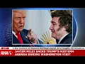 Javier Milei Backs Trump’s Midterm Agenda During Washington Visit