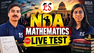 NDA Mathematics Live Test 2026 🔥 | NDA Maths Most Expected Questions | Live Test by Learn And Share