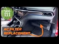 Toyota Camry How To Replace Cabin Air Filter 2018 - 2023