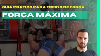 GUIA PRÁTICO PARA TREINO DE FORÇA 20 TREINO PARA FORÇA MÁXIMA 