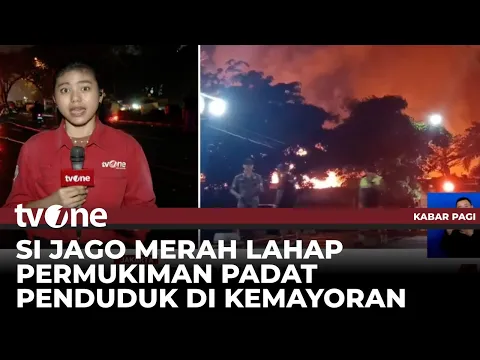 Kebakaran Besar di Kemayoran, Warga Panik Berhamburan