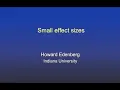Download Lagu PGC: Small Effect Sizes- Howard Edenberg