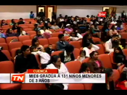 MIES gradúa a 131 niños menores de 3 años