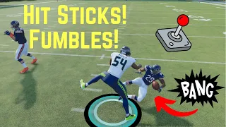 Madden 22 Hit Stick Fumble Compilation Biggest Hits In Madden 22