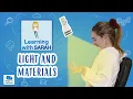 LIGTH AND MATERIALS LEARNING WITH SARAH EDUCATIONAL S