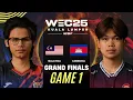 MALAYSIA vs CAMBODIA GAME 1 IESF WEC25 GRAND FINALS | MAS vs CAM