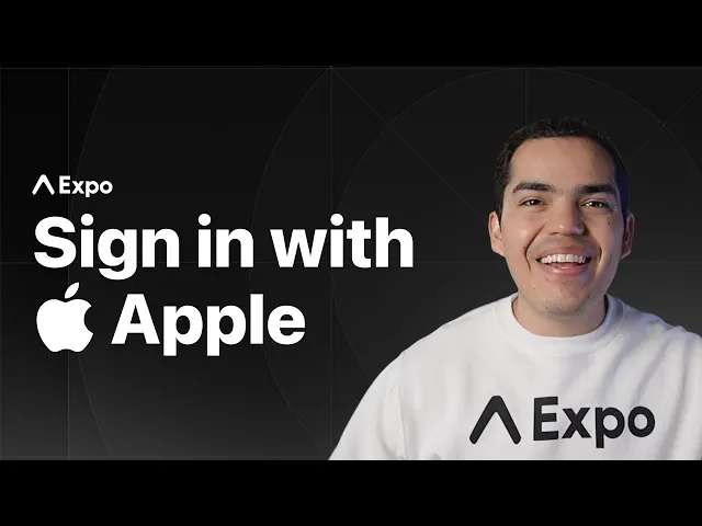 Sign in with Apple using Expo