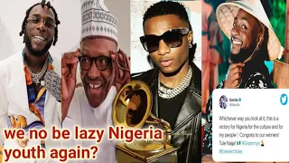 davido u0026 buhari congratulate burna boy and wizkid invites them to aso rock stoneboy cdq