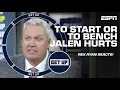If Jalen Hurts is still injured there s NO WAY in HELL you play him - Rex Ryan Get Up