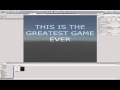 Unity 5 Part 3 Add a Background Image to the Menu