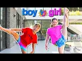 Download Lagu BOY vs GIRL Gymnastics \u0026 Strength Challenge ft/ Royalty Family