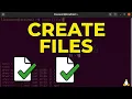 Create List Files and Folders in Linux Fast touch mkdir ls