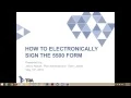How to Electronically Sign the 5500 Form