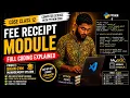 How to Generate Fee Receipt Using Python MySQL CBSE Class 12 Project