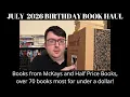 July 2026 Birt ay Book Haul