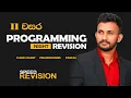 Grade 11 Programming Night Revision