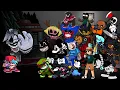Download Lagu FNF Monochrome - But Everyone Sings It 🎤 (Different Characters Sing It)VS Hypno lullaby