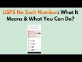 USPS No Such Number What It Means What You Can Do