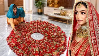 Bridal दामण cutting and stitching ❤️