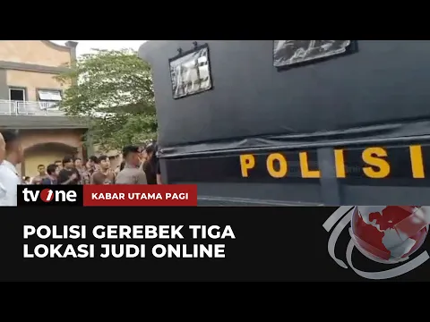 Situasi Terkini Usai Digerebek, Polisi Segel sebuah Ruko yang diduga Markas Judi Online