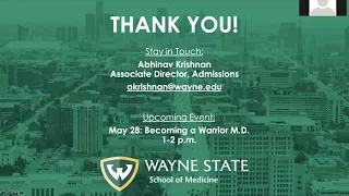 Advising Pre-Med in Uncertain Times - Wayne State University