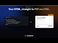 Turn Your Own HTML Into PDFs And Images FlowMattic 7 2