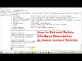 How To Set And Delete Interface Descriptions In Junos Juniper Devices Technical Hakim