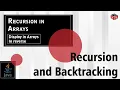 Display in Arrays Recursion in Arrays In English Java - 1