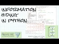 Information hiding in Python Practice link Objects Games with Python Chapter 3 6