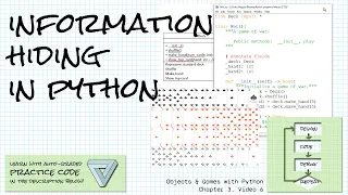 Information hiding in Python Practice link Objects Games with Python Chapter 3 6