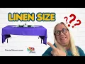 Rectangle Table Linen Sizing