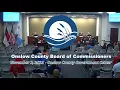 Onslow County Board of Commissioners Meeting