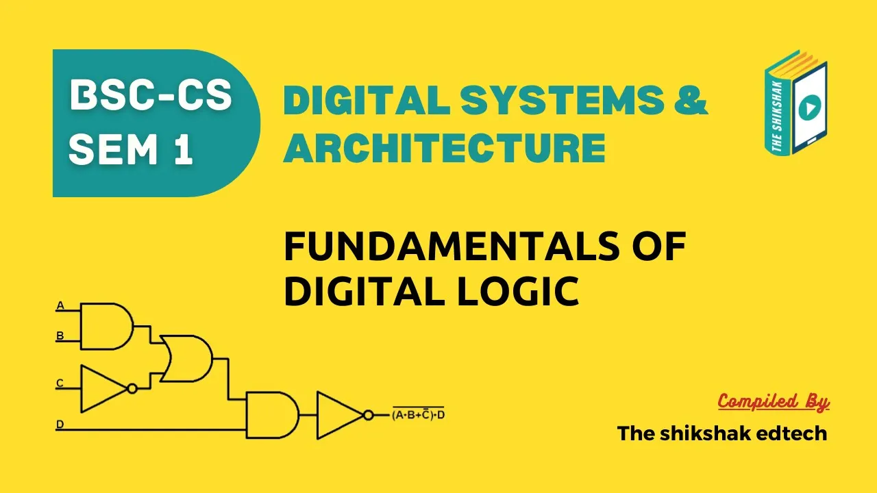 Fundamental Of Digital Logic #bsccs #bscit