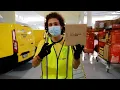 Un dia trabajando en Mercado Libre Como llegan tus paquetes en 24 horas