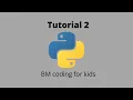 Python Tutorial 2 for kids print function and variables pt 2 comment on python Coding for kids