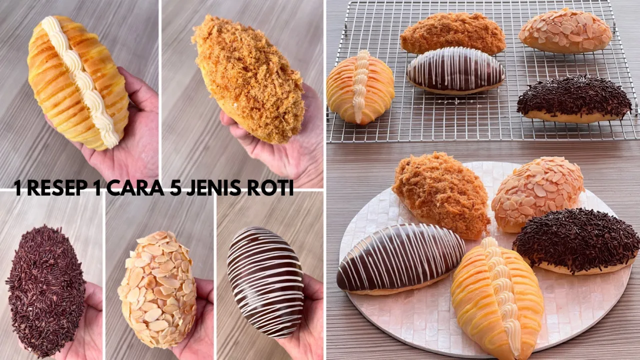 Kuasai cara bikin roti ini, 1 bentuk bisa jadi berbagai jenis roti, bisa buka bakery bentar lagi Kuasai cara bikin roti ini, 1 bentuk bisa jadi berbagai jenis roti, bisa buka bakery bentar lagi