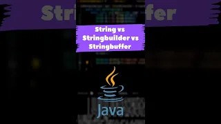 stringbuilder vs StringBuffer in java