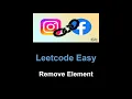 Leetcode 27 Remove Element two pointers