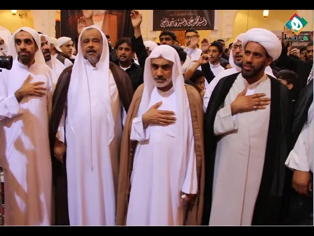 ⁣🏴 موكب مدرسة الزهراء (ع) بمجلس فاتحة الراحل سماحة العلامة الحجة السيد محمدعلي العلي بالحوزة العلمية