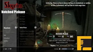 Skyrim Notched Pickaxe