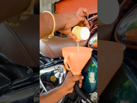 🔥Royal Enfield classic350🤞|BIKECARE360.COM #tamil #comedy #trendingshorts #royalenfield #oilchange