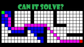 A path finding python code created in pygame A star search