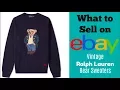 eBay BOLO Vintage Ralph Lauren Bear Sweater - Some Sell for Over 500